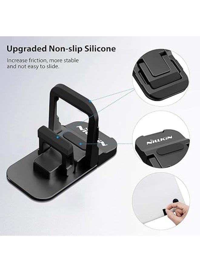 نيلكين حامل محمول Nillkin Bolster Plus للكمبيوتر المحمول/MacBook/الهاتف المحمول/لوحة المفاتيح يسمح بزوايا 3° و 11° و 16° مصنوع من سبائك الزنك الصلبة شديد التحمل قابل للطي يبدد الحرارة قابل للنقل لون أسود - Image 3